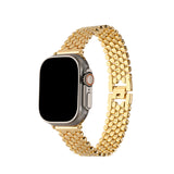 Gold Honeycomb Apple Watch Strap