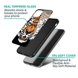 Angry Tiger Glass Case For Oppo A18