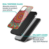 Elegant Mandala Glass Case for Samsung Galaxy S25 Plus 5G