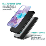 Alcohol ink Marble Glass Case for Samsung Galaxy S25 Plus 5G