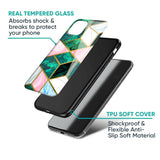 Seamless Green Marble Glass Case for Samsung Galaxy S25 Ultra 5G