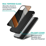 Tri Color Wood Glass Case for Samsung Galaxy A36 5G