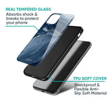 Deep Ocean Marble Glass Case for Samsung Galaxy S25 Ultra 5G