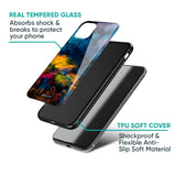 Multicolor Oil Painting Glass Case for Samsung Galaxy S25 Ultra 5G