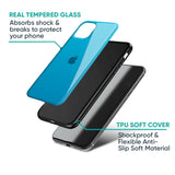 Blue Aqua Glass Case for iPhone 16 Plus