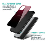 Wine Red Glass Case For Nothing Phone 2a Plus