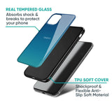 Celestial Blue Glass Case For Oppo F27 Pro Plus