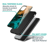 Watercolor Wave Glass Case for Samsung Galaxy S25 5G