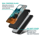 Golden Splash Glass Case for IQOO Z9s Pro 5G