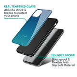 Celestial Blue Glass Case For Redmi Note 14 5G