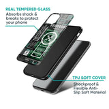 Green Camo Circuit Glass Case for OnePlus 9R