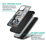 Retro Futuristic Glass Case for Samsung Galaxy S24 Ultra 5G