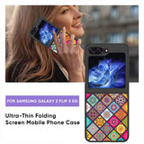 Multicolor Mandala Glass Case for Samsung Galaxy Z Flip5 5G