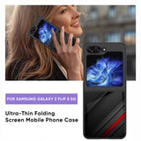 Modern Abstract Glass Case for Samsung Galaxy Z Flip5 5G