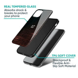 Wooden Mat Glass Case for OnePlus Nord 4 5G