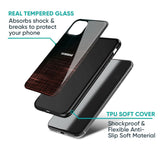 Wooden Mat Glass Case for Samsung Galaxy F55 5G