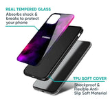 Pink Galaxy Glass Case for Samsung Galaxy S24 FE 5G