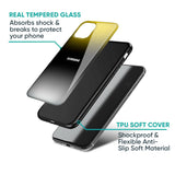 Yellow Shadow Glass Case for Samsung Galaxy M55s