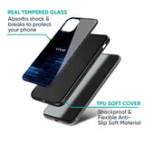 Blue Scratch Glass Case for Vivo Y300 5G