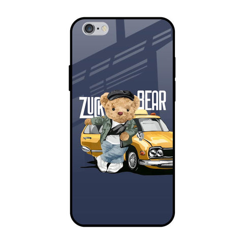 Adventurous Bear iPhone 6 Plus Glass Back Cover Online