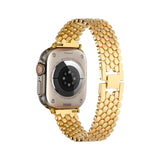 Gold Honeycomb Apple Watch Strap