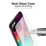 Colorful Aura Glass Case for Vivo V30e