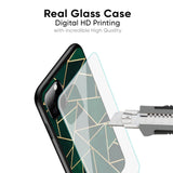 Abstract Green Glass Case For OnePlus 12R 5G