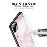 Diamond Pink Gradient Glass Case For Oppo A38