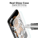 Angry Tiger Glass Case For Oppo A18