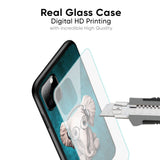 Adorable Baby Elephant Glass Case For Redmi Note 14 5G