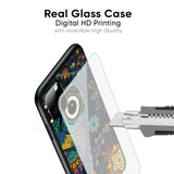 Owl Art Glass Case for Vivo V30e