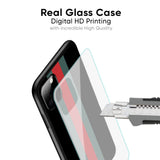 Vertical Stripes Glass Case for Oppo F27 Pro Plus