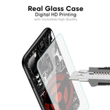 Sharingan Glass Case for Vivo V30e