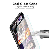 Anime Eyes Glass Case for Redmi Note 14 5G