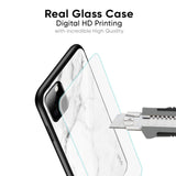 Modern White Marble Glass Case for Oppo F27 Pro Plus