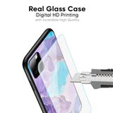 Alcohol ink Marble Glass Case for Vivo V30e