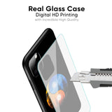 Yin Yang Balance Glass Case for Samsung Galaxy M55s