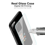 Go Your Own Way Glass Case for Samsung Galaxy M55s