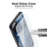 Deep Ocean Marble Glass Case for Samsung Galaxy S25 Ultra 5G