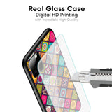 Multicolor Mandala Glass Case for Oppo A38