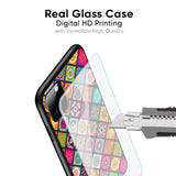 Multicolor Mandala Glass Case for Mi 14