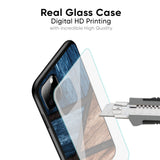 Wooden Tiles Glass Case for Vivo V30 Pro 5G