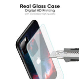 Brush Art Glass Case For iPhone 16 Pro