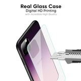 Purple Gradient Glass case for Oppo Reno11 5G