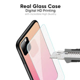 Pastel Pink Gradient Glass Case For Oppo F27 Pro Plus