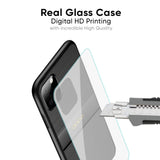 Grey Metallic Glass Case For Oppo F27 Pro Plus