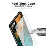 Watercolor Wave Glass Case for Oppo F27 Pro Plus