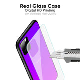 Purple Pink Glass Case for Oppo F27 Pro Plus