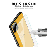 Fluorescent Yellow Glass case for IQOO Z9s Pro 5G