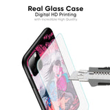 Radha Krishna Art Glass Case for Vivo V30e